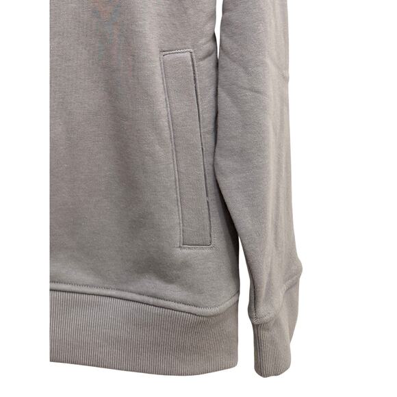 Scotch & Soda Gray Pullover Hoodie Unisex XL Black Embroidered Front & Back Sm - Picture 7 of 8